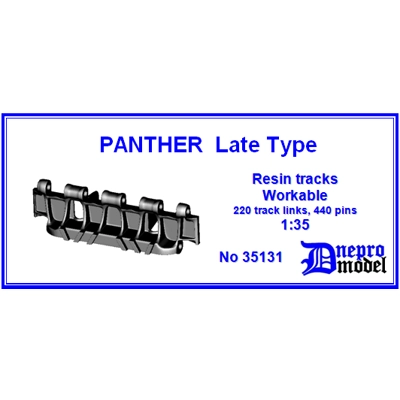 PANTHER Late Type Resin tracks Workable 1/35