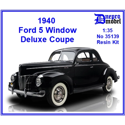 1940 Ford 5 Window Deluxe Coupe 1/35