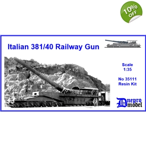 Italian 381/40 Railway Gun 1..