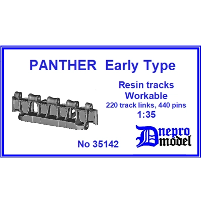 PANTHER Early Type Resin tracks Workable 1/35