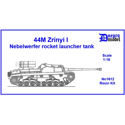 44M Zrínyi I Nebelwerfer rocket launcher tank WWII 1/16