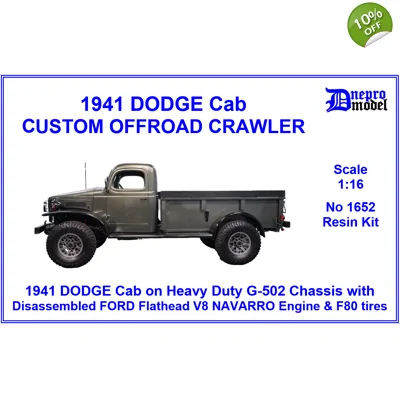 1941 Dodge Cab Сustom Offroad Crawler 1/16
