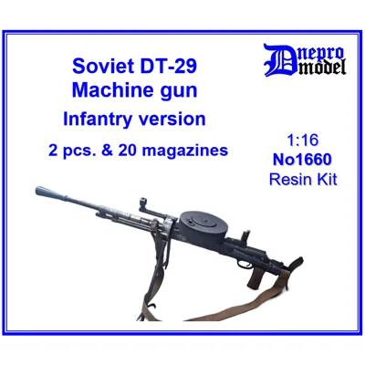 Soviet DT-29 machine gun Infantry version 1/16
