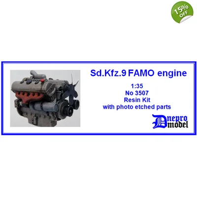 Sd.Kfz.9 FAMO engine 1/35