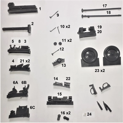 Soviet M-41 76 mm regimental gun 1/35