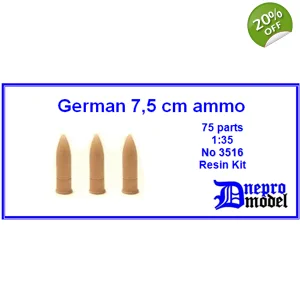 German 75mm ammo 1/35