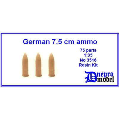 German 75mm ammo 1/35