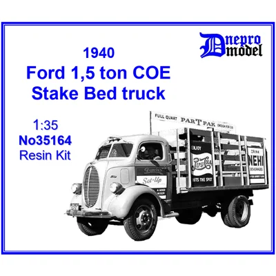 1940 Ford 1.5 ton COE Stake Bed truck 1/35