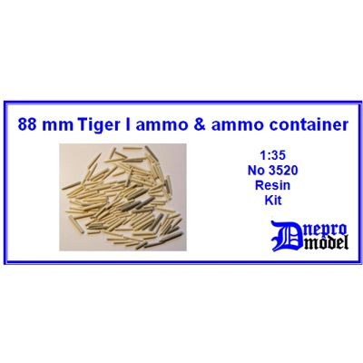 88mm Tiger I ammo & ammo container 1/35