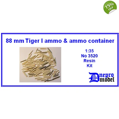 88mm Tiger I ammo & ammo container 1/35