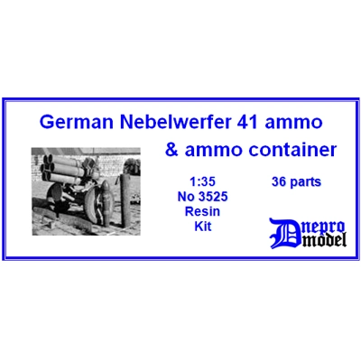German Nebelwerfer 41 ammo & ammo container 1/35
