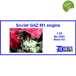 Soviet GAZ M1 engine 1/35