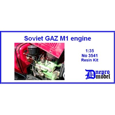 Soviet GAZ M1 engine 1/35