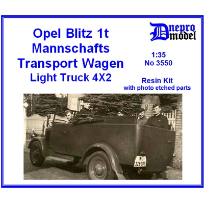Opel Blitz 1t Mannschafts Transport Wagen 1/35