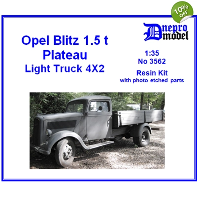 Opel Blitz 1,5t Plateau 1/35