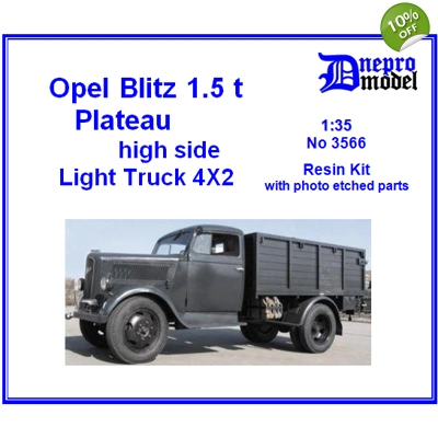 Opel Blitz 1,5t Plateau high side 1/35
