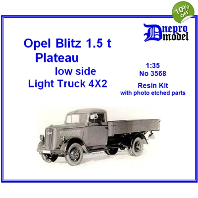 Opel Blitz 1,5t Plateau low side 1/35