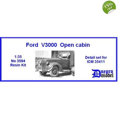 Ford V3000 Open cabin Detail set for ICM 35411 1/35