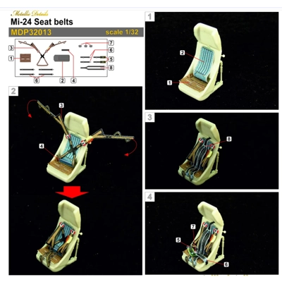 Mi-24. Seat belts Mi-24. Seat belts