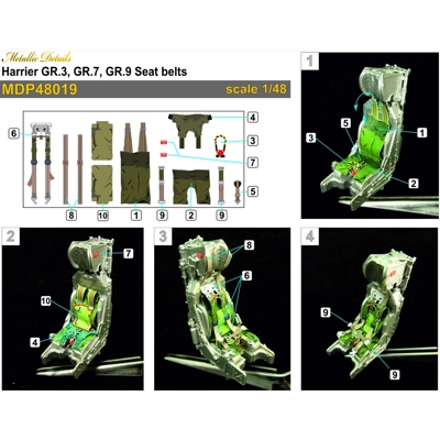 Harrier GR.3, GR.7, GR.9 Seat belts Harrier GR.3, GR.7, GR.9 Seat belts