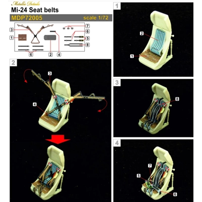 Mi-24. Seat belts Mi-24. Seat belts