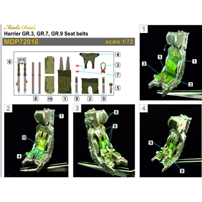 Harrier GR.3, GR.7, GR.9 Seat belts Harrier GR.3, GR.7, GR.9 Seat belts