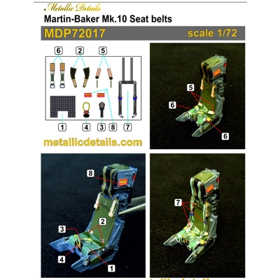 Martin-Baker Mk.10 Seat belts Martin-Baker Mk.10 Seat belts
