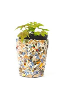 Mosaic pot