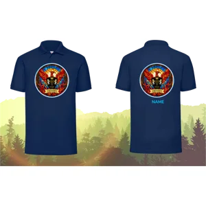 2nd Deptford Group Polo Top Leaders Version with Name  (Phoenix front/rear style)