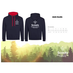 Adult Hoodie (Name added ) Barlaston & Tittensor