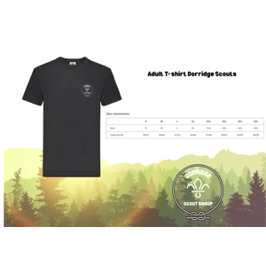 Dorridge Scouts Adult T-shirt   (No Name)