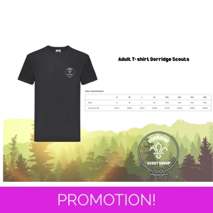 Dorridge Scouts Adult T-shirt   (No Name)