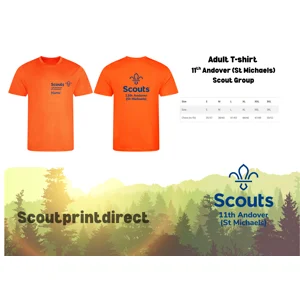Adult T-Shirt 11th Andover (St Michaels) Name added