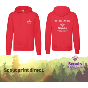 5th Bolton Moorland Scout Group Adult Hoodie ( No Name)