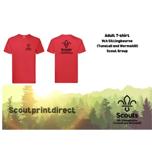 Adult T-shirt  (No Name)  9th Sittingbourne (Tunstall and Wormshill)