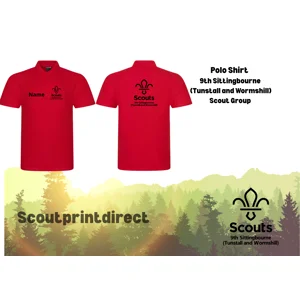 Youth Polo Shirt  (Name added front)  9th Sittingbourne (Tunstall and Wormshill)