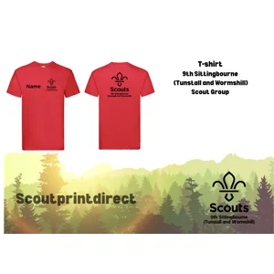 Youth T-shirt  (Name added)  9th Sittingbourne (Tunstall and Wormshill)