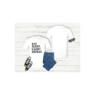 Eat Sleep Camp Repeat T-Shirt