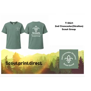 Youth T-Shirt ( No Name added) 2nd Cirencester (Stratton) Scout Group