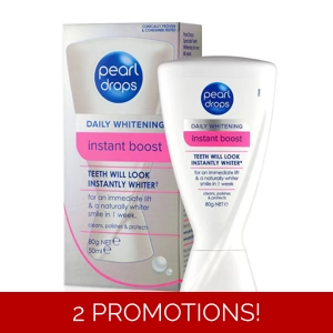 Pearl Drops Instant Boost Daily Whitening 50ml - 2 Packs