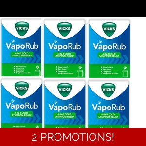 Vicks VapoRub 100g - 6 x Packs