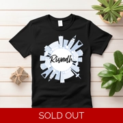 T Shirt Riyadh Black English