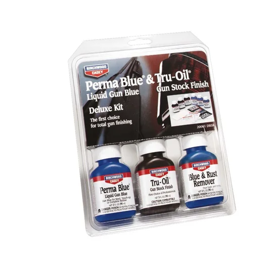 Birchwood Casey Delux Perma Blue & Tru-Oil Gunstock Finish Kit