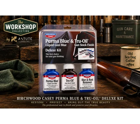Birchwood Casey Delux Perma Blue & Tru-Oil Gunstock Finish Kit