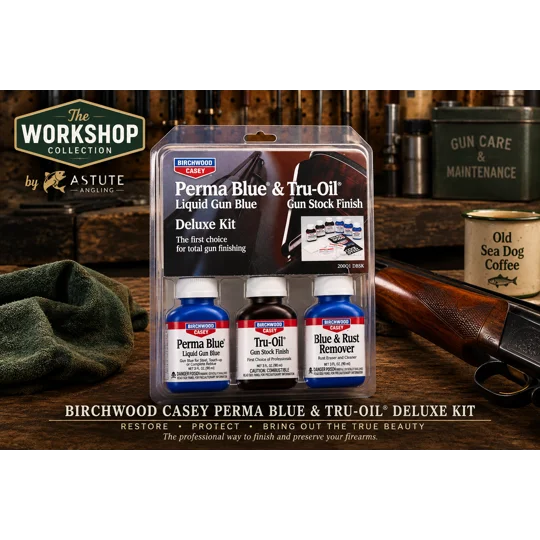 Birchwood Casey Delux Perma Blue & Tru-Oil Gunstock Finish Kit