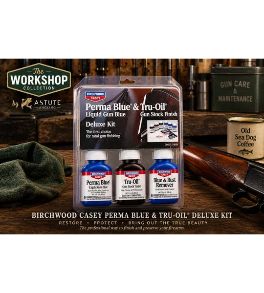 Birchwood Casey Delux Perma Blue & Tru-Oil Gunstock Finish Kit