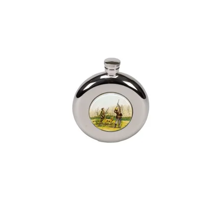 Stainless Steel Shooter and Loader Hip Flask Square or Round
