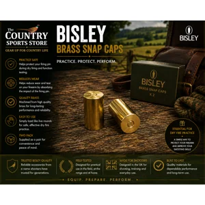 Bisley Brass Snap Caps pack of two for shotgun dry-fire practice and firearm maintenance
