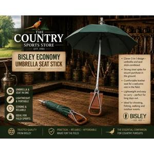 Bisley Economy Umbrella Seat Stick combined portable shooting seat and outdoor umbrella