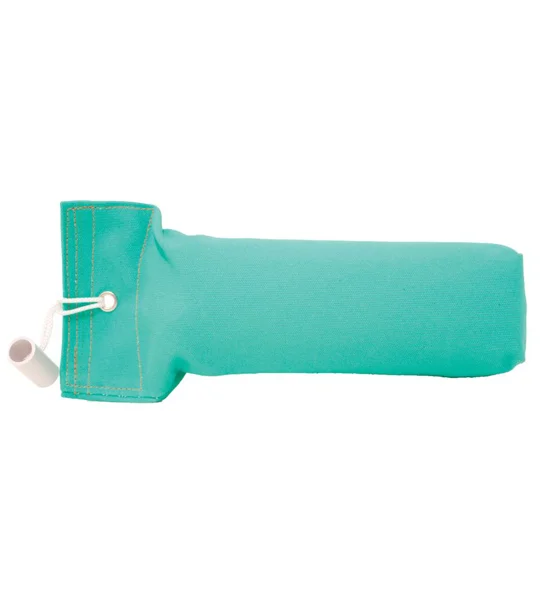 Bisley 1lb canvas dog training dummies in Green, Khaki and Orange for gundog retrieval training